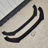 Car Front Bumper Lip Spoiler Splitter Diffuser For VW Golf 6 MK6 Standard TSI TDI MPI 2008-2013 ABS Gloss Black Bodykits Tuning