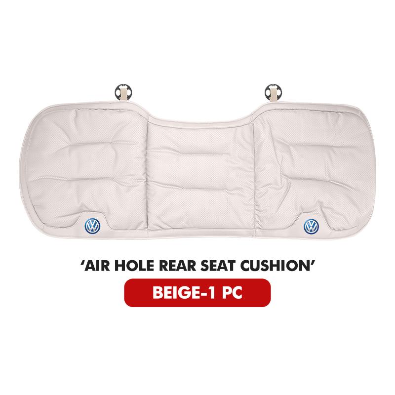 Car Velvet Airhole Seat Pad Perforated Leather Non Slip Cushion For Volkswagen VW Golf 4 5 6 7 Polo Jetta Sagitar Magotan Passat
