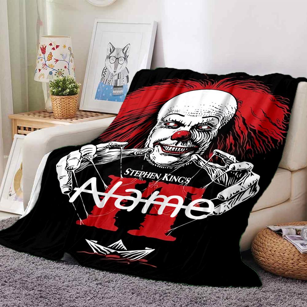 Individuell bedruckte Halloween-Horror-Themen-Decke - Perfekt für Sofa, Bett, Reisen & Outdoor | Maschinenwaschbar, Gemütlich & Langlebig.