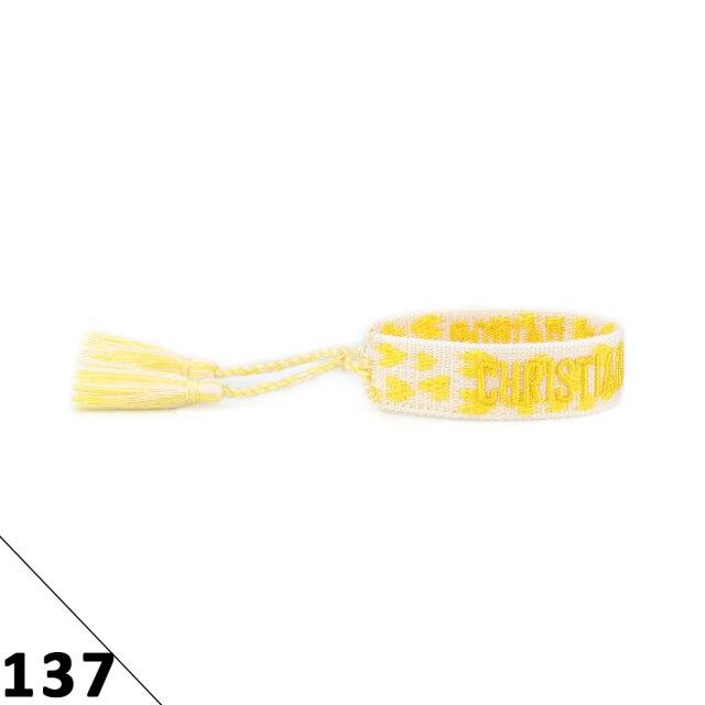 Verstellbares geflochtenes Freundschaftsseil-Armband für Damen, Vintage-geflochtenes Armband, besticktes Quasten-Armband, Schmuck