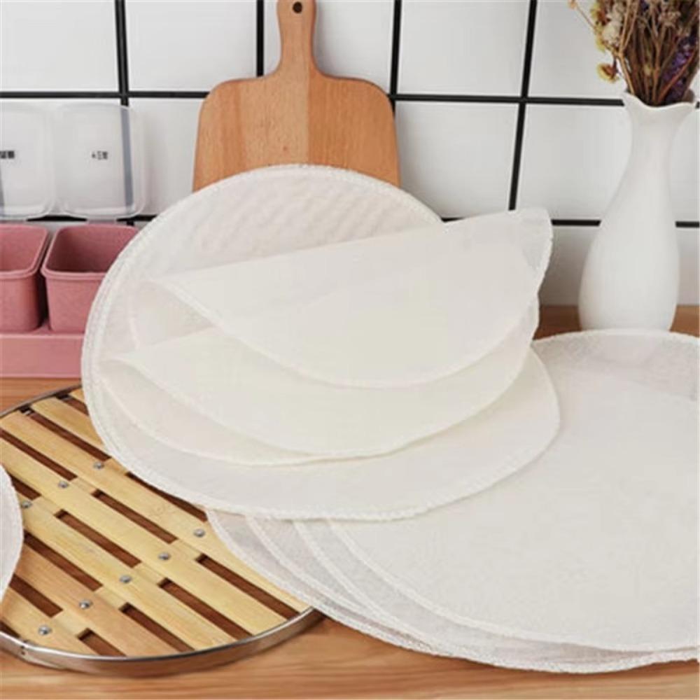 10pcs New Pure Cotton Steamer Cloth Reusable Non-stick Steamed Mat Household Cotton Gauze Drawer Cloth Steamed Rice and Bun