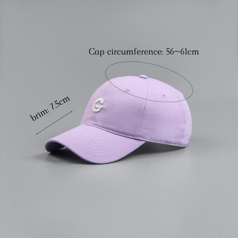 Versatile Embroidered Baseball Cap Men's Enlarged Deep Top Cap Autumn and Winter Hat Women's Outdoor Sports Sun Hat