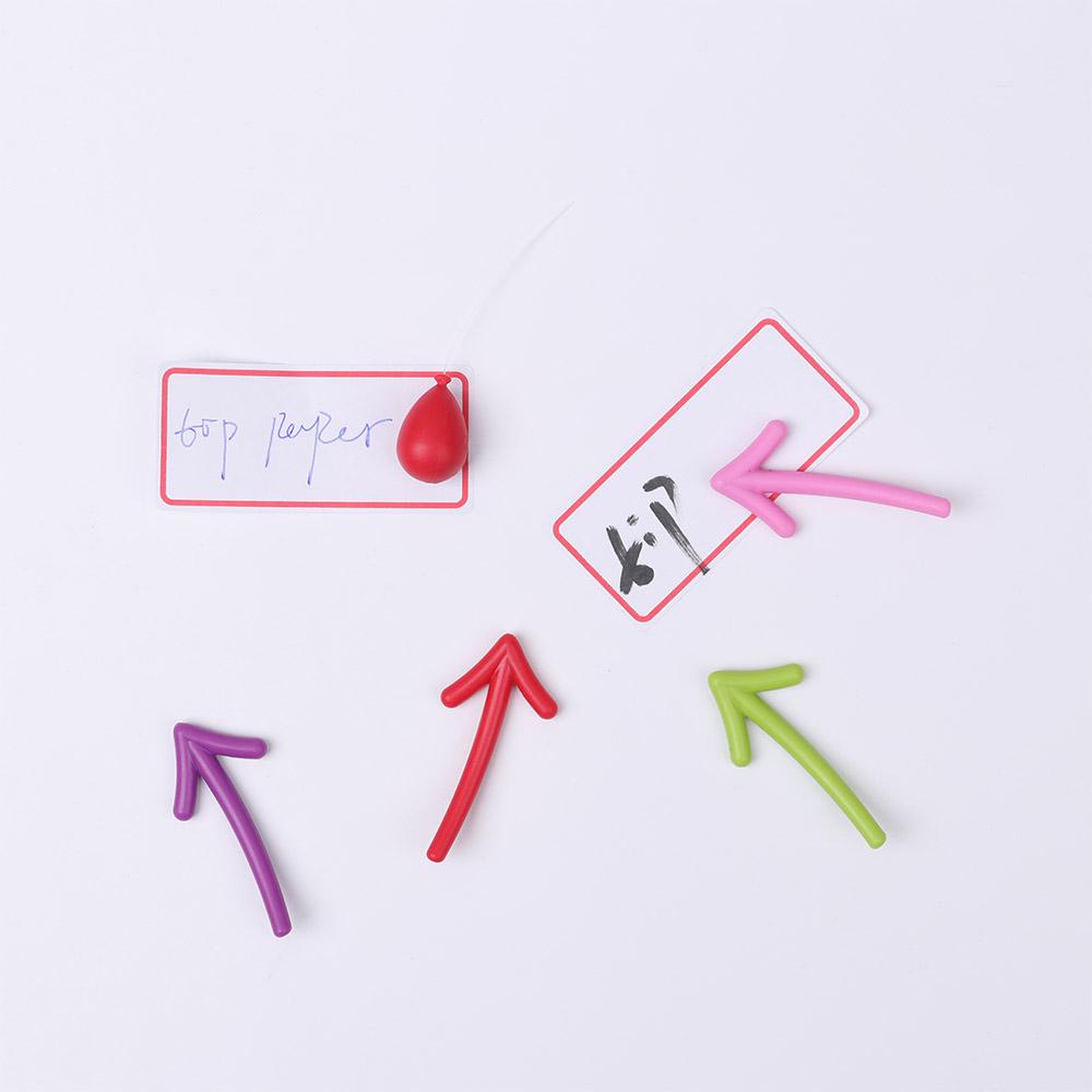 Message Holder Refrigerator Ornament Magnetic Stickers Succulent Bonsai Fridge Magnet Arrow Balloon