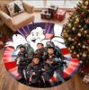 Ghostbusters Pattern Round Rug, Indoor/Outdoor Mat, for Picnic, Gameroom, Bedroom, Office, Living Room, Home Decor Carpet, Birthday Gift