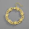 European & American Fashion Niche Star Necklace - Rhinestone Cuban Chain Street Style Versatile Design