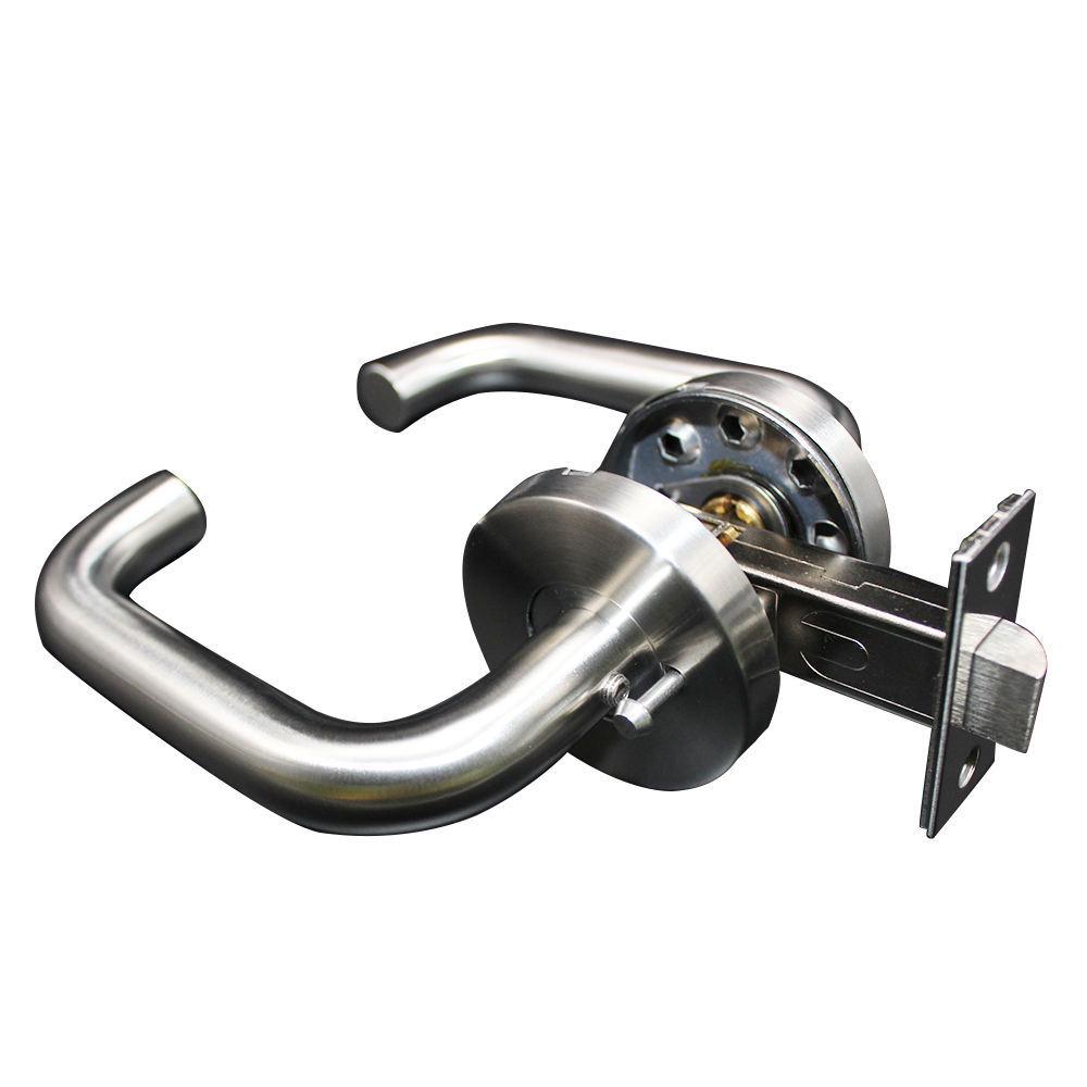 American-Style 304 Stainless Steel Bathroom Handle Lock with Brake Lever