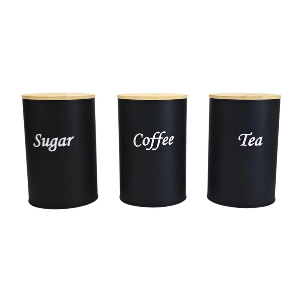 Küchenvorratsdosen Set Speisekammergläser Praktisch Mode Kaffee Tee Zucker