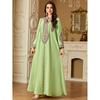 New Arrival Middle East Dubai Embroider Loose Robe Dress Embroidered Long Robe Dress
