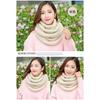 Ullscarf för kvinnor för höst och vinter, vindtät och köldtålig tjock nackvärmare, enfärgad mångsidig, varm och nackskyddande stickad scarf