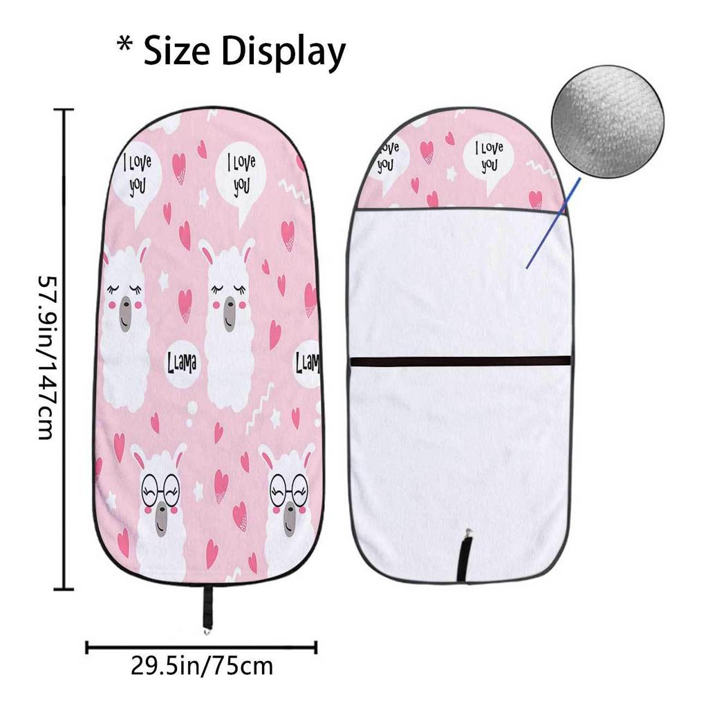 Universal All-Season Animal Front Seat Cover for Gym & Workout
