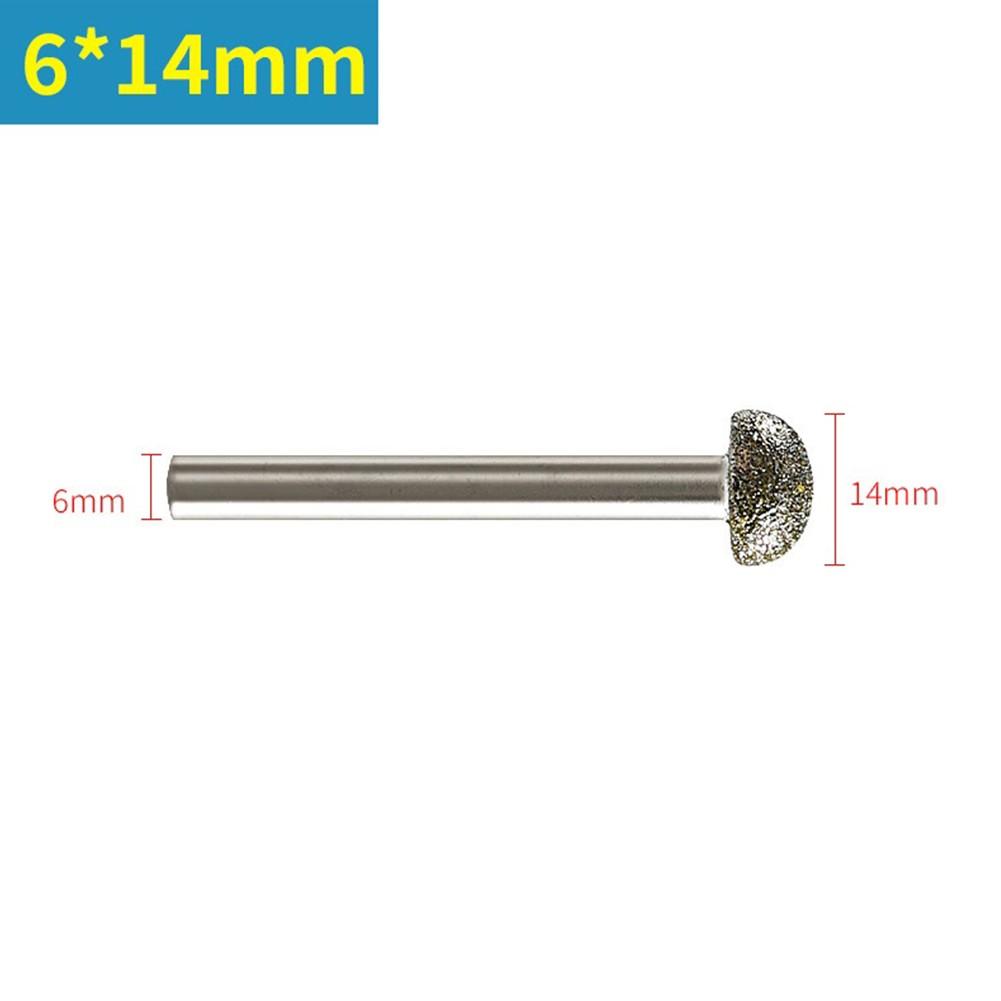 12/14/16/18/20mm Bit de șlefuit 1buc 6mm Coadă abraziv