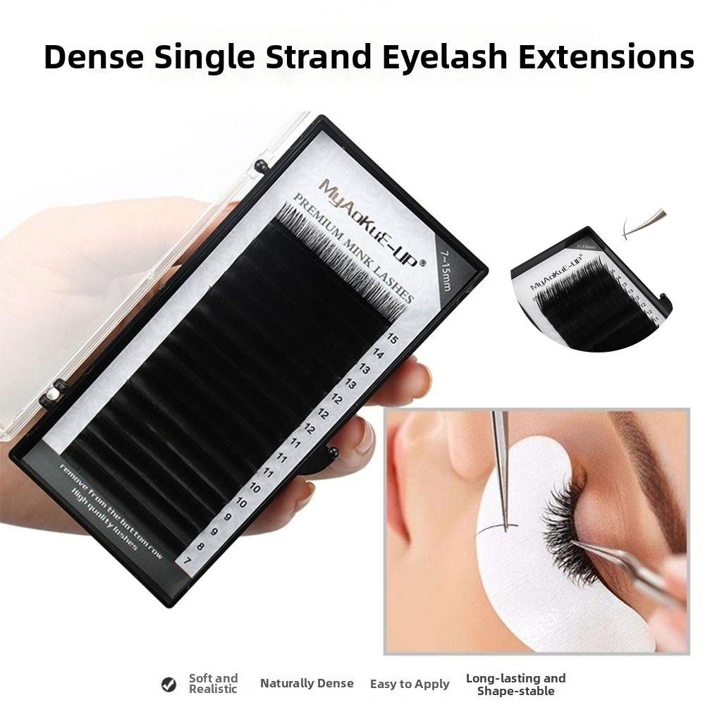 Volume Individual Lashes 0.05/0.07 Thickness Mink Eyelash Classic Lash for Eyelash Extensions