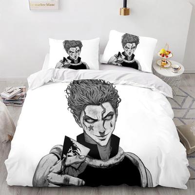 Hunter×Hunter Bedding Set Single Twin Full Queen King Size Bed Set Adult Kid Bedroom Duvet Cover Sets Bed Furniture Set Bedroom