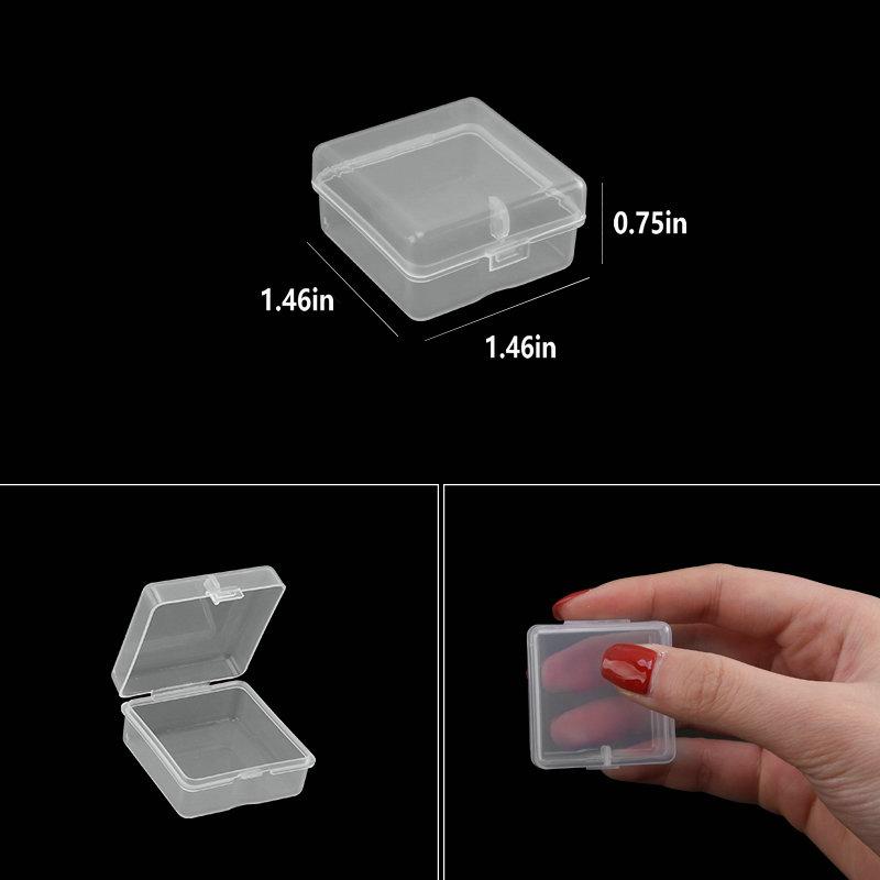 Plastic Organizer Storage Box  Container Jewelry Box with Adjustable Dividers for Beads Art DIY Crafts Jewelry Fishing Tackles