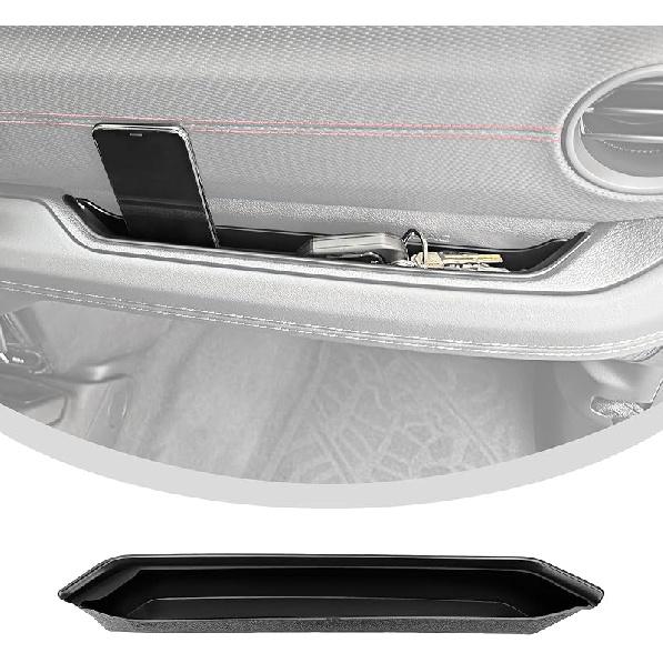 Grab Bar Tray For 2018- Jeep Wrangler JL/4XE Jeep Gladiator JT AccessoriesAccessories Storage Bin Organizer Grab Handle Box Passenger Side Grab Tray