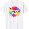 Cute Happy Holi Festival Color India Hindu Gift Unisex T-Shirt