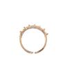 18K Gold Double Layer Open Ring with Micro-Paved Zircon—High-End Luxury Design for Women