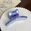 Adorable Large Bear Hair Claw Clip Stylish Acrylic Animal Hair Accessory For Women