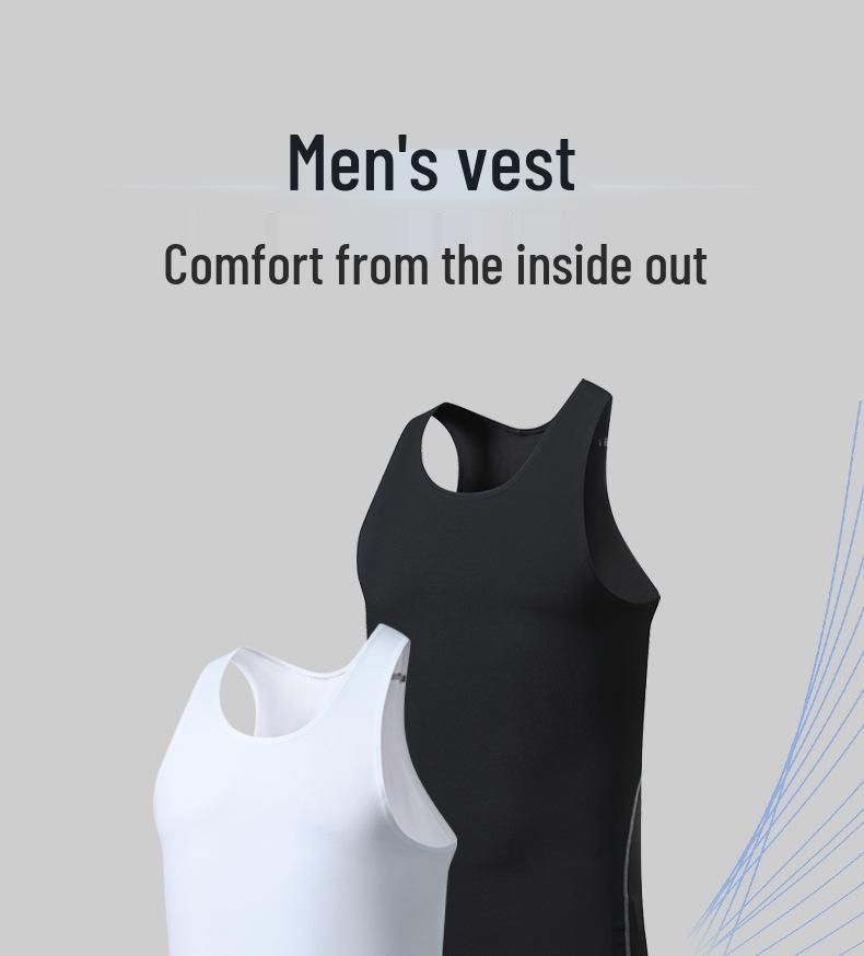 Men's Quick-Dry Sleeveless Compression Vest for Running and Training