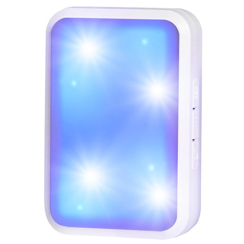 Home Wireless Flash Doorbell: 12 Strobe Lights, Strong Light Reminder, High Volume, Ideal for Elderly/Deaf-Mute, Service Call Button, Silent Mode.