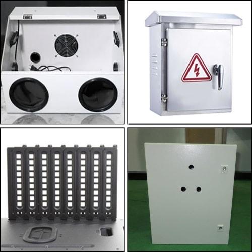 Electrical Rubber Grommets, Round, Double-Sided, Black, for Wire Protection, 4-Piece Set (40mm)