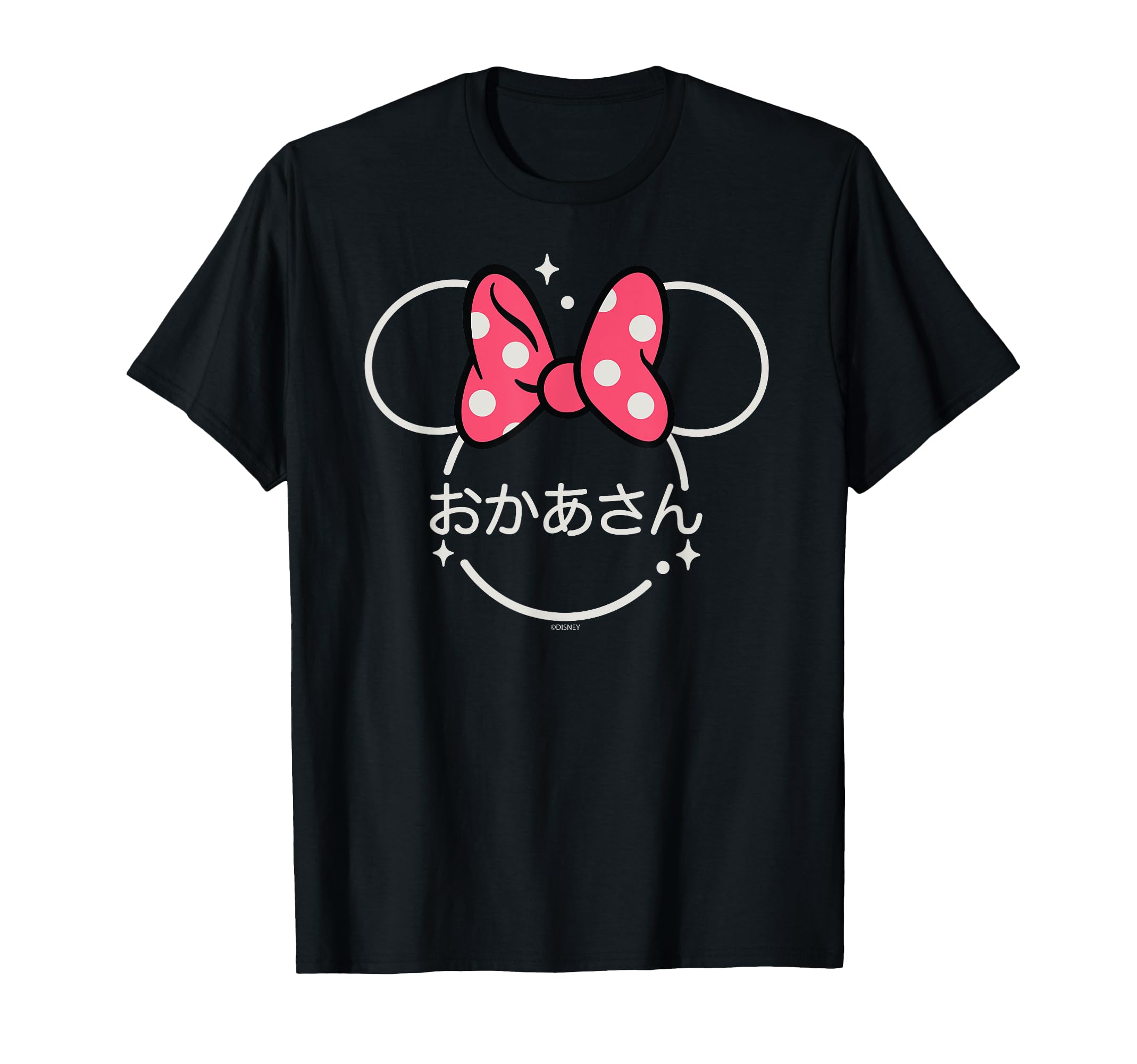 

Disney Minnie Mouse Japanese Magic Head Icon Mommy T-shirt чорний