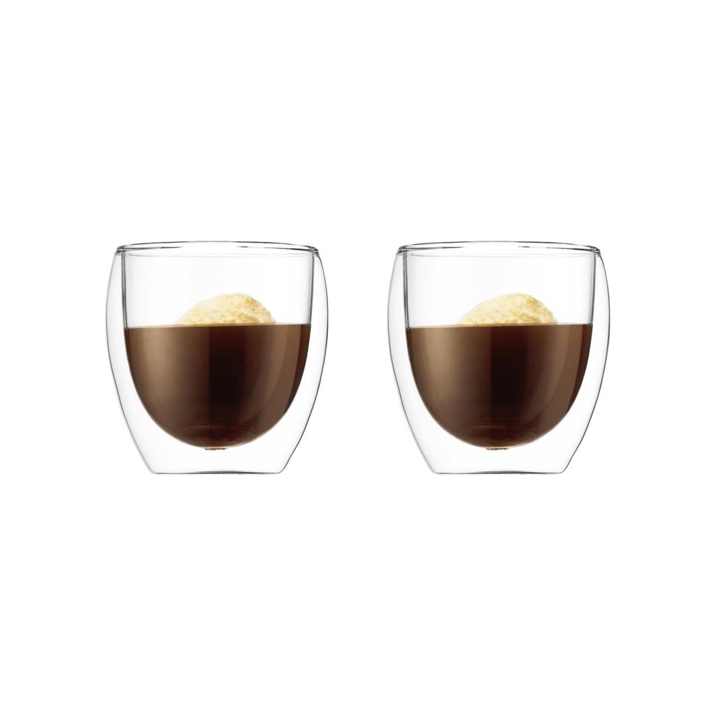 bodum PAVINA Double-Walled Glasses, 0.25L (Set of 2) 4558-10