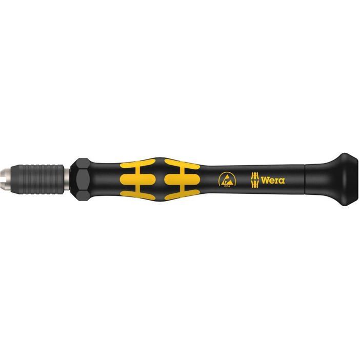 Wera 1013 Micro antistatique (ESD) Tournevis porte-embouts 5/32 (4 mm) Halfmoon, 5/32 (4 mm) HIOS 44 mm