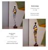 African Black Art Resin Figurine: Creative Home Decor for Living Room, Entrance Hall, or Wine Cabinet TV Stand