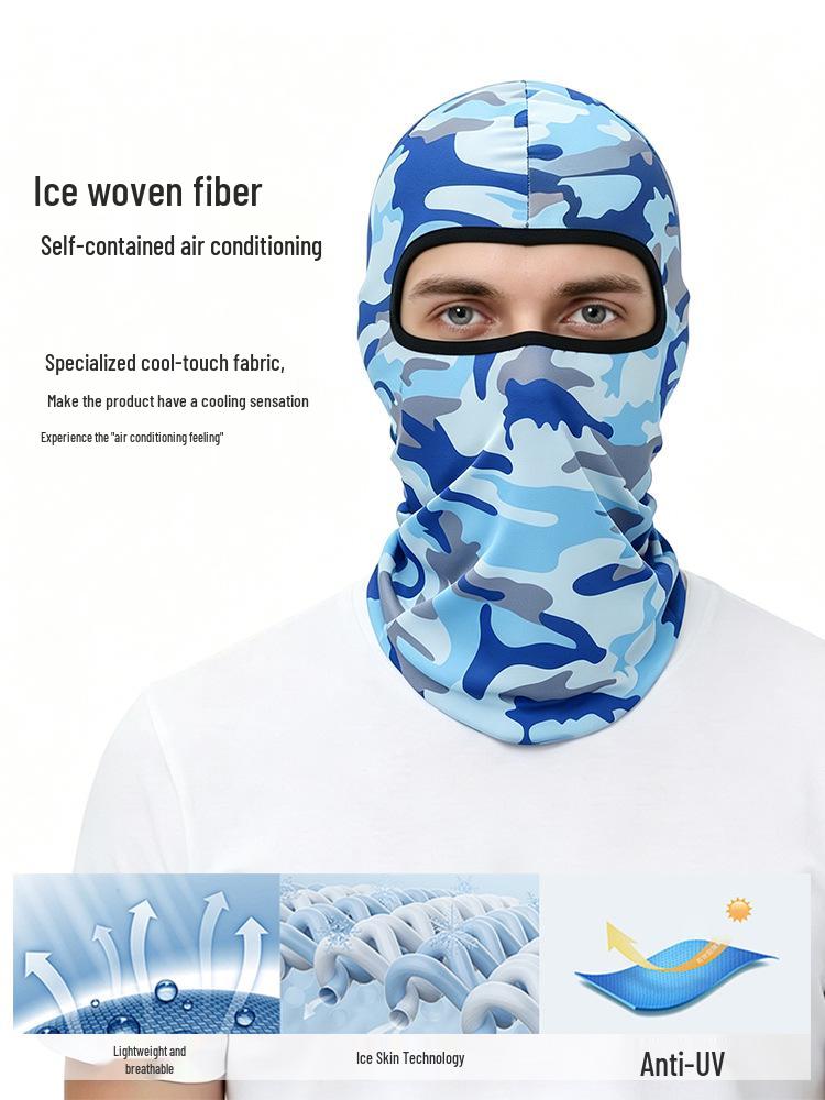 Cycling Camouflage Headwear: Windproof, Sun Protection Mask & Liner for Men and Women