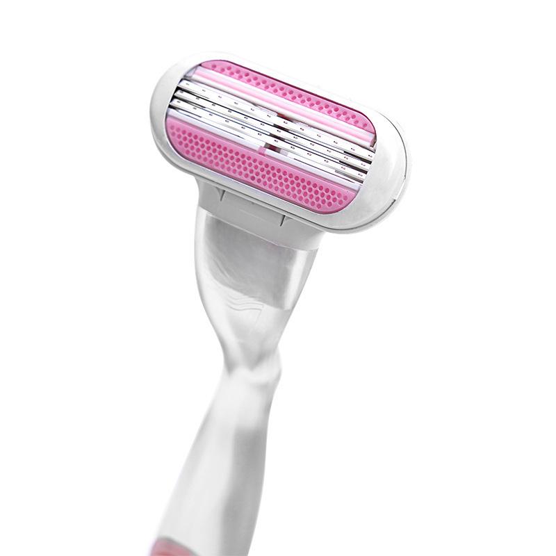Three-Layer Women's Manual Razor for Easy Armpit and Leg Hair Removal