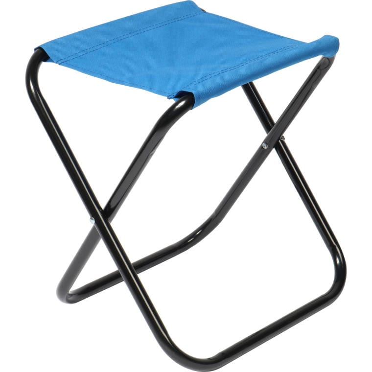 Folding camping stool, blue