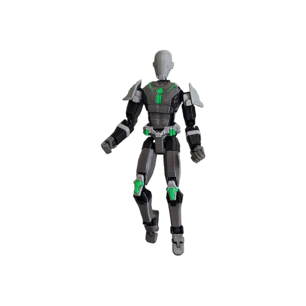 Poseable Action Figure with Articulated Joints and Removable Cape for Collectors and Display Suitable for Various Poses and Customization