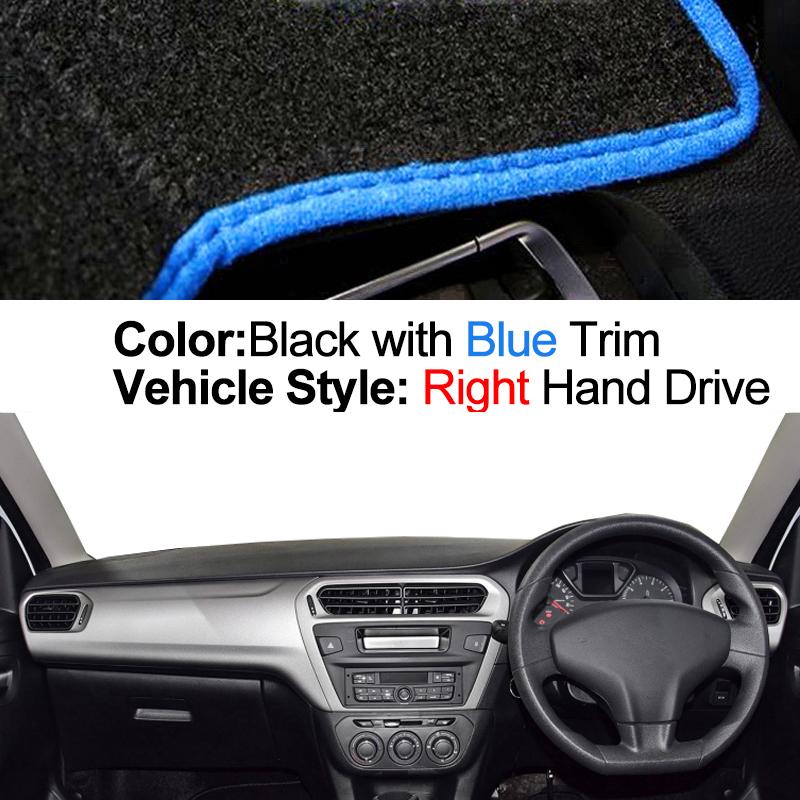 Car Auto Dashboard Cover Dash Mat Carpet Cape For Citroen C-Elysee 2014 2015 2016 2017 2018 2019 Anti-sun Sun shade Dashmat