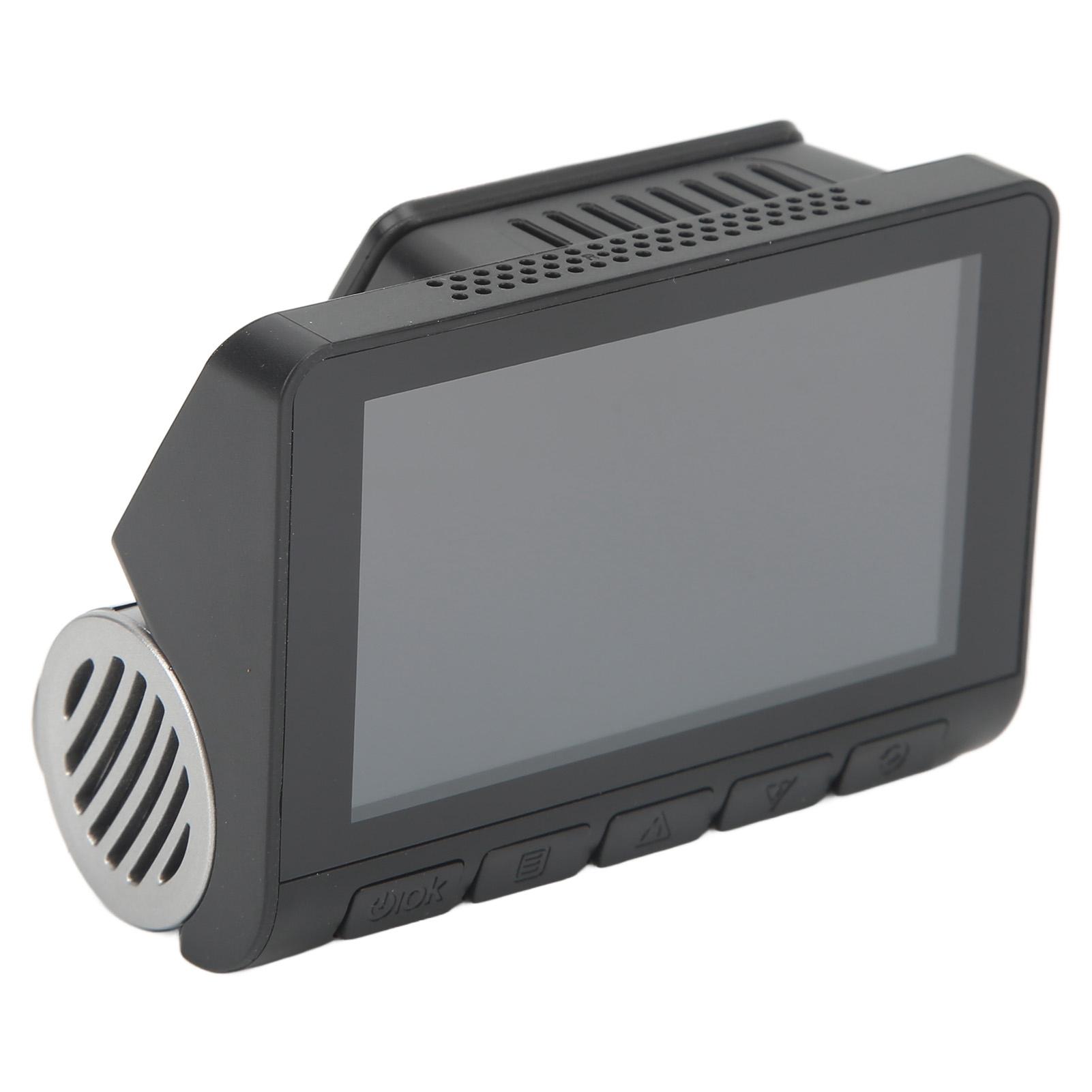 

Видеорегистратор для вождения 4K HD WiFi GPS Гравитационный датчик Двойная камера IPS дисплей Экран Видеорегистратор для автомобиля