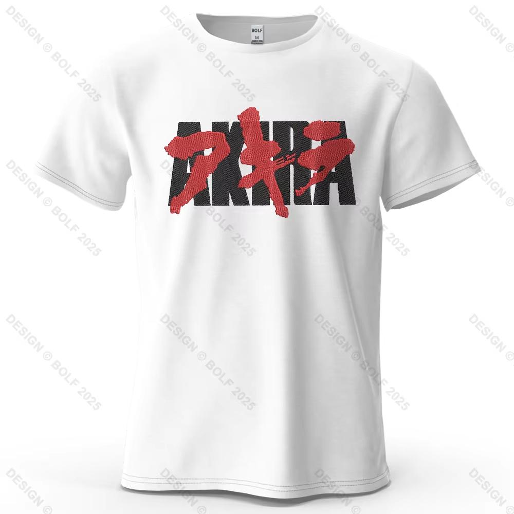 

Akira Japanese Font Printed Men s T-Shirt Fashion Oversized Classic Graphic Tees for Women Tops Tees Streetwear S разноцветный