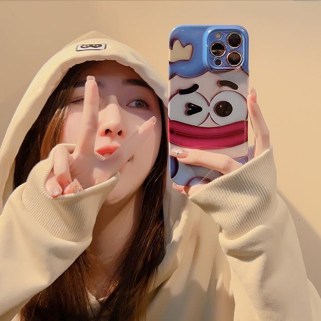 

Забавный чехол для телефона с глянцевой пленкой для мальчиков и девочек для Iphone 14plus 13promax 12 11 Pro 78plus Xr Xs, милый чехол for iphone14 Pro max