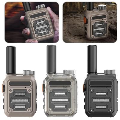 Açık Hava Mini Telsiz PMR 446 USB Taşınabilir İki Yönlü Radyo Çift PTT Telsiz Av Kafe için Taşınabilir Radyo
