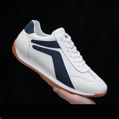 25 New Men's Leather Waterproof Casual Sports Shoes Trendy Versatile Forrest Gump Shoes Non-slip Wear-resistant Small White Shoes Men's Shoes