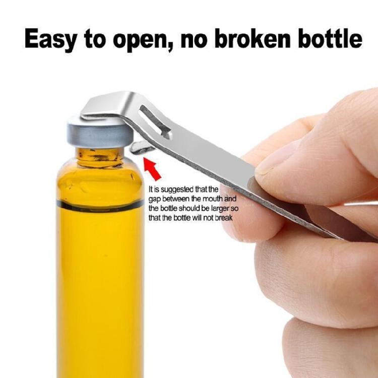 20pcs Stainless Steel Miniature Bottle Openers Safe Rounded Edges for Comfortable Grip Efficient Opening Device