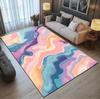 abstract marble Area Rug Non-Slip Mat Dirt Resist & Machine Washable Baseball Rug for Traffic Areas in Dining Room Bathroom