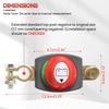 Battery Disconnect Switch Heavy Duty Switch Disconnect Isolator Metal Side Post Battery Disconnect Switch Multipurpose Battery