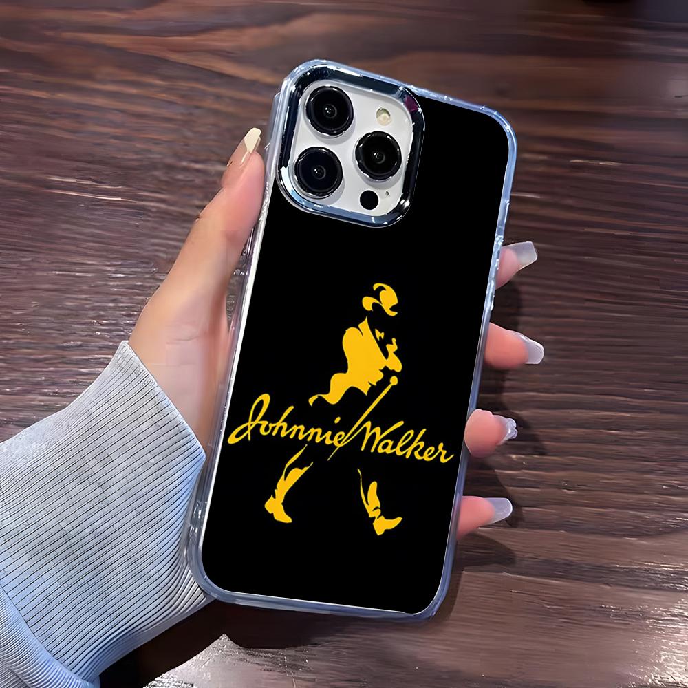 

JohnnieS WalkerS Logo Phone Case For IPhone 17 Pro Max 16 15 14 Pro Max IPhone 13 Pro Max 11 Plus Transparent Cover iPhone 16 Pro