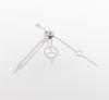Replacement 3 PCS Silver Plated Watch Hand Kit Watch Movement Parts for ETA 2824 for Submariner for Tudor