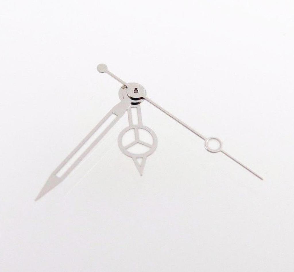 Replacement 3 PCS Silver Plated Watch Hand Kit Watch Movement Parts for ETA 2824 for Submariner for Tudor