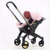 Bazarland30. 4-in-1 Stroller for Newborns, Lightweight and Multifunctional Travel System. Pink.