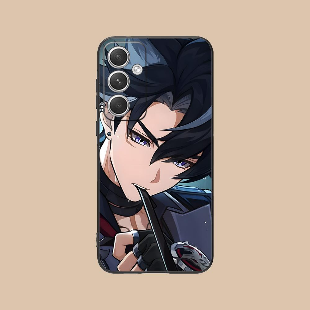 Game GI Wriothesley Matte Mobile Phone Case for Samsung Galaxy S26 S25 S24 S23 S22 S21 S20 Note20 Plus FE Ultra Colorful Cover