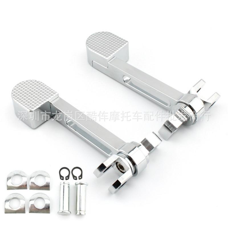 Extended Footpeg Relocation Bracket Harley-Davidson Touring Softail 883 1200 XL Custom Motorcycle Modification