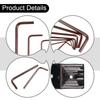 8pcs Small Hex Key Wrench Set 0.7-4mm Hexagon L Type Wrench Repair Tools For Disassembly Assembly Precision Components