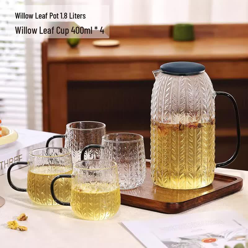 Chaxun Glass Cold Water Pitcher Set